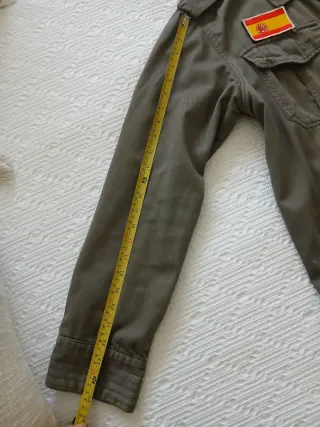Chaqueta estilo militar verde Talla L