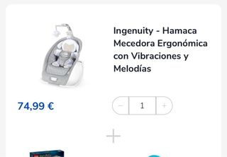 Mecedora para bebé con peluches