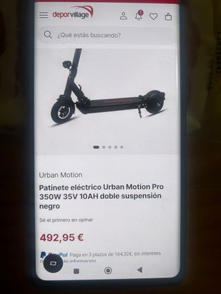 Patinete eléctrico Urban Motion