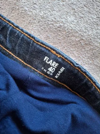 Pantalón vaquero premamá azul