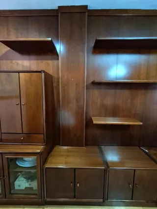 Mueble de salón modular madera