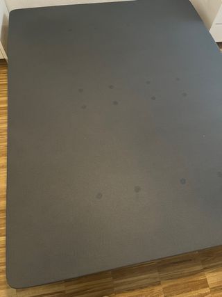 Base Tapizada 150x190 cm 3D Gris