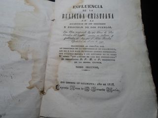 ANTIGUO INFLUENCIA DE LA RELIGION CRISTIANA1842
