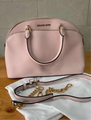 Bolso Michael Kors Rosa y Dorado