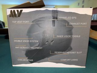 Casco Moto MY Helmet Caponord Negro Mate XL