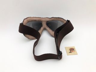 Nannini Goggles TT Gafas Motocicleta Silver Novos