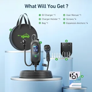 Cargador Coche Eléctrico Tipo 2 (8A-16A)