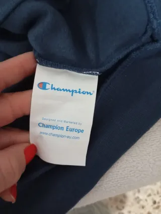 Sudadera Champion Azul Cremallera