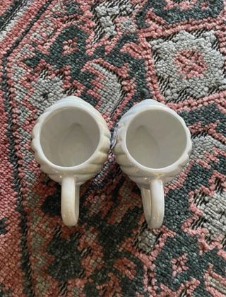 Coppia tazze conchiglia