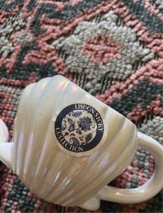 Coppia tazze conchiglia