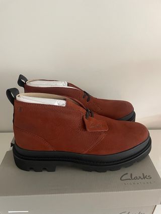 Botines Clarks BADELL DB Hombre Marrones
