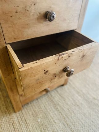 Cómoda de madera final siglo XIX