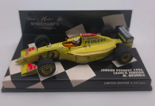 JORDAN PEUGEOT 1996 M. BRUNDLE 1:43 MINICHAMPS