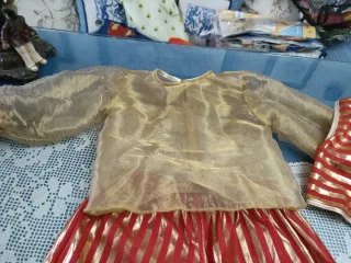 Disfraz Paje Real Rayas Doradas