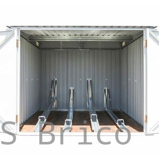 Caseta Metálica Guarda Bicicletas 202x196x140 cm - Duramax