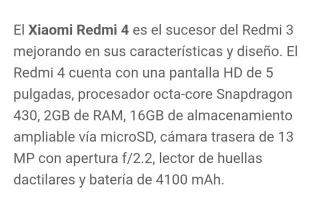 Xiaomi Redmi 4 Gold/White