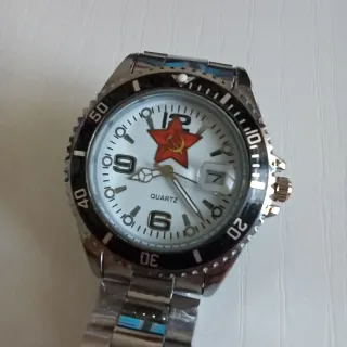 Orologio Russo Stella Dial Bianco cassa 40 mm cint