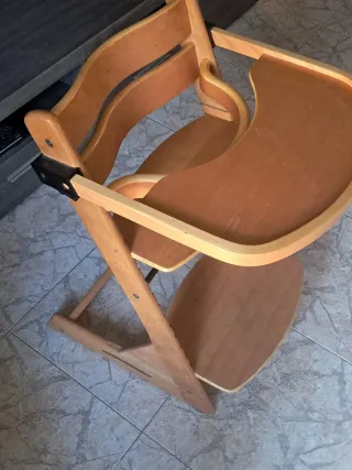 Trona / Silla bebé madera