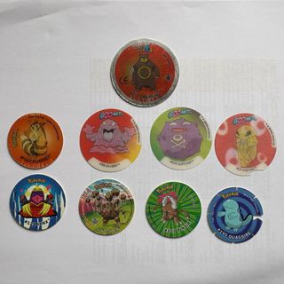 Tazos Pokémon Variados y Difíciles de Encontrar