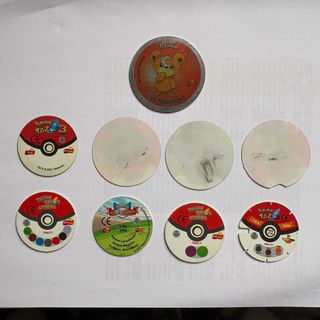 Tazos Pokémon Variados y Difíciles de Encontrar