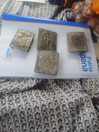 Chapas militares antiguas