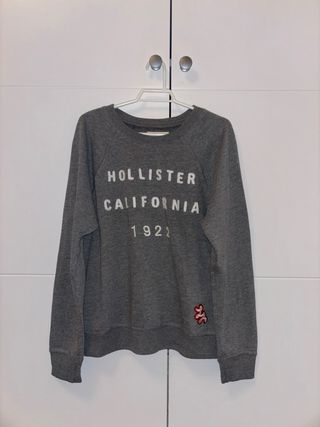 Sudadera Hollister California Gris