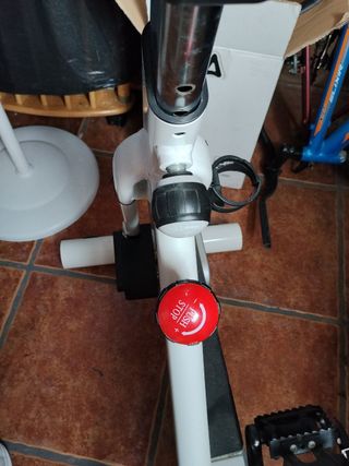 Bicicleta Estática Blanca