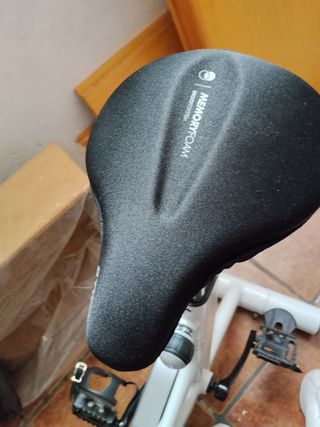 Bicicleta Estática Blanca