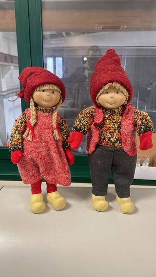 Coppia bambole contadini olandesi