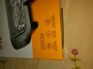 Parrilla Eléctrica Oryx 2000W Nueva