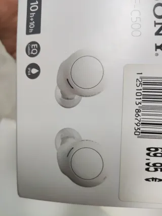 Auriculares Sony WF-C500 Blancos