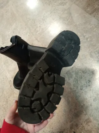 Botas Chelsea Negras Mujer