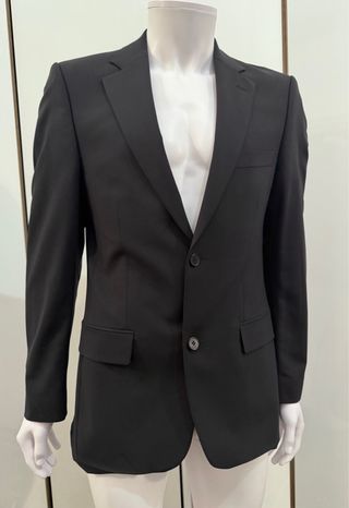 Blazer Zara Uomo Nero Taglia 48