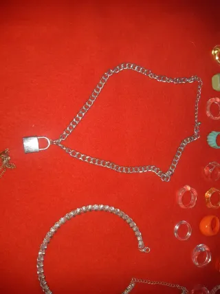 Lote Joyería Fantasía Collares y Anillos