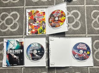 Pack Juegos Wii: Call of Duty, Mario Galaxy, Bakug
