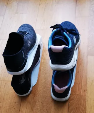 14 Soporte Zapatero Apilable Blanco