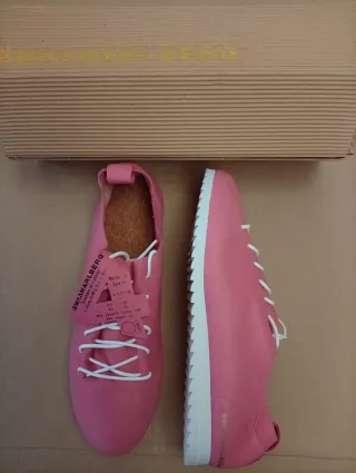 Zapatillas SWANARLBERG Piel Rosa Talla 40 Nuevas