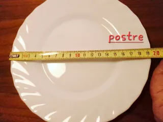 Vajilla Arcopal Blanca Vidrio