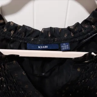 Blusa Kiabi Talla XL Negra