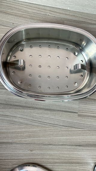 Olla Lo Monaco Vapor Metal Plateada