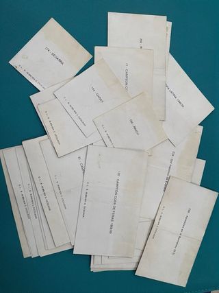 Lote cromos raros antiguos años 70 FC Barcelona