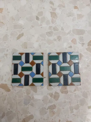 Pareja de azulejos antiguos Sevilla