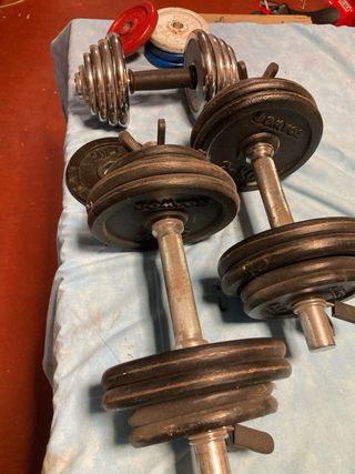 Pesas de disco para gimnasio