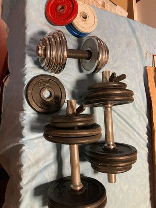 Pesas de disco para gimnasio