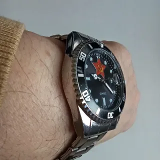 Orologio Russo Stella Dial Bianco cassa 40 mm cint