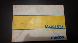 Manual Mazda 818 Instrucción Libro