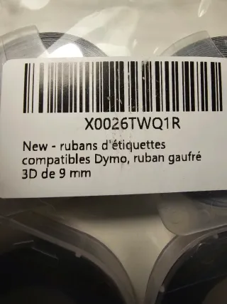 Etiquetas para Dymo 9mm (4 rollos) + Regalo
