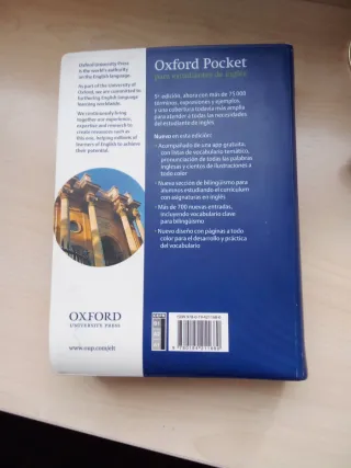 Diccionario Oxford Pocket para estudiantes de i...