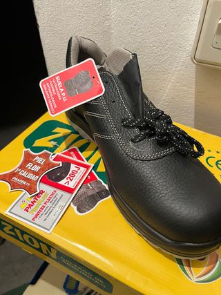 Zapatos de Seguridad Zion Negro, talla 44 a estren