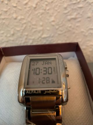 Reloj Al-Fajr Digital Plata